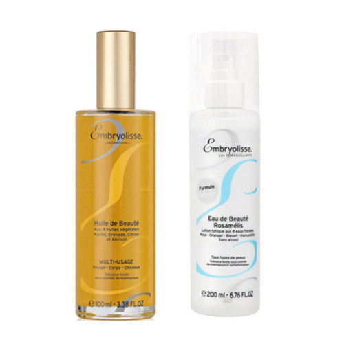 سيت تونر منعش للوجه مع زيت مرطب للجسم  Nourishing Eau de Beaute Rosamelis  and Huile De Beaute Oil 