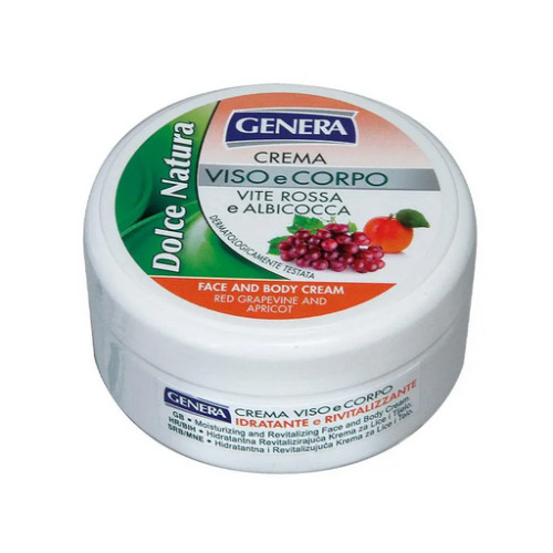 كريم مرطب بخلاصة العنب الأحمر والمشمش Face and Body Cream with Red Grape and Apricot