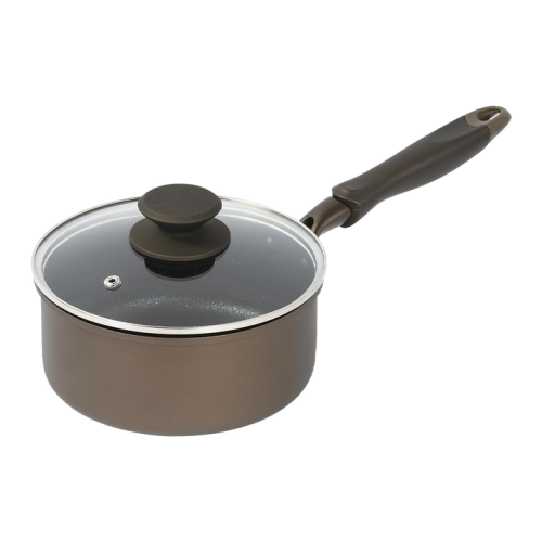  قدر مع غطاء 18 سم IH compatible Inner Non-stick Pot  with Glass Lid 