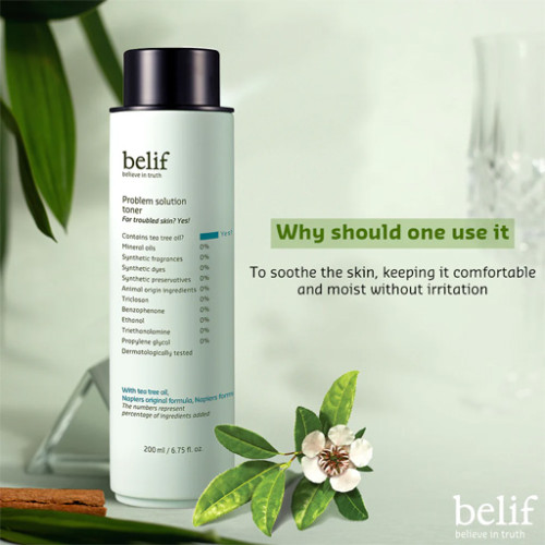 تونر بمستخلصات نباتية لمعالجة البشرة   Problem solution Vegan Toner 