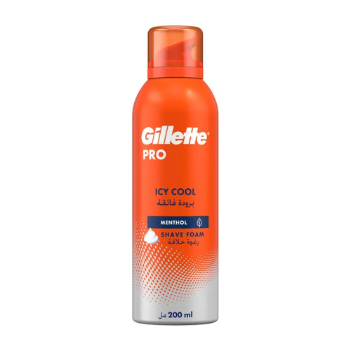 رغوة حلاقة للرجال Gillette Pro Icy Cool W/Menthol Shave Foam