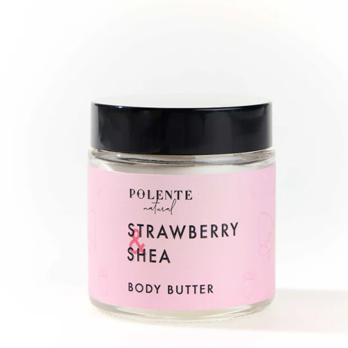 زبدة مرطبة للجسم بالفراولة والشيا  Strawberry & Shea Body Butter
