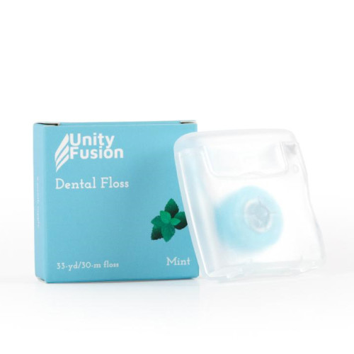 خيط تنظيف الاسنان بنكهة النعناع Mint Flavor Biodegradable Dental Floss