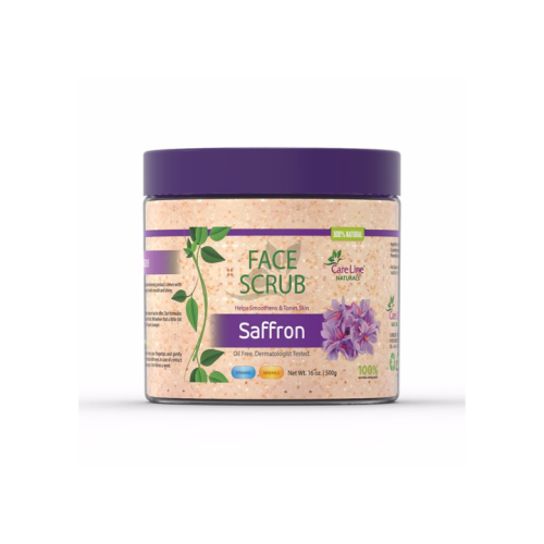 مقشر للوجه بالزعفران Face Scrub Saffron Oil 
