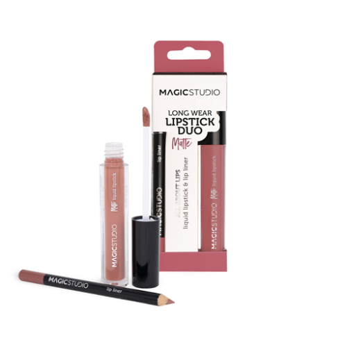أحمر شفاه سائل مات وقلم تحديد الشفاه Matte Liquid Lipstick & Lip Liner