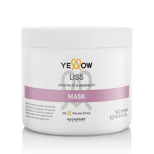 ماسك مغذي بالكيراتين للشعر المجعد Yellow Liss Mask with Keratin for Curly Hair