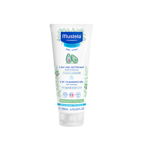 غسول جل للجسم والشعر 2 في 1 بالأفوكادو للاطفال 2 in 1 Cleansing Gel with Avocado Hair & Body