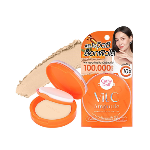 بودرة مضغوطة أمبول فيتامين C  Vit C Ampoule Powder Pact SPF 50