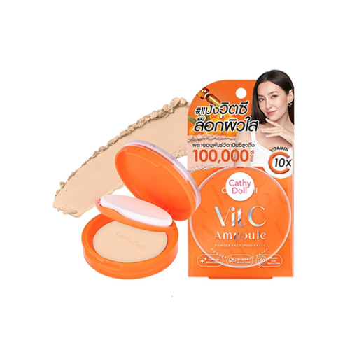 بودرة مضغوطة أمبول فيتامين C  Vit C Ampoule Powder Pact SPF 50