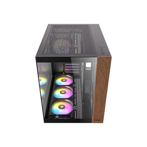 كيس كمبيوتر  CX800 ARGB WOOD Gaming Case