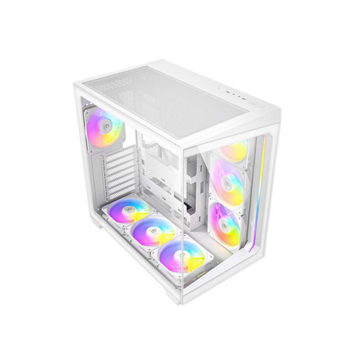 كيس كمبيوتر  C5 ARGB White Gaming Case