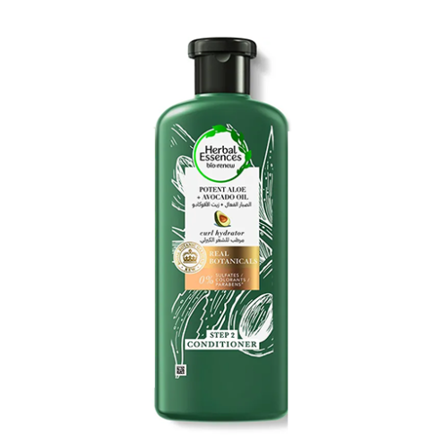 بلسم للشعر الكيرلي بالألوفيرا وزيت الأفوكادو Sulfate-Free Potent Aloe & Avocado Oil Conditioner