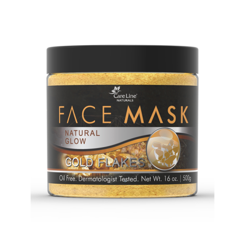 ماسك للوجه بجزيئات الذهب  Face Mask Natural Glow Gold Flakes Oil Free 500g