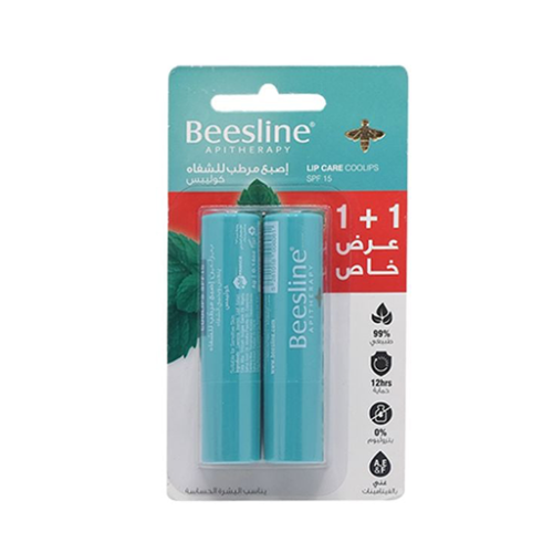 مرطب شفاه بالنعناع (1+1مجانا) Lip Care Coolips SPF15 (1+1 Free)
