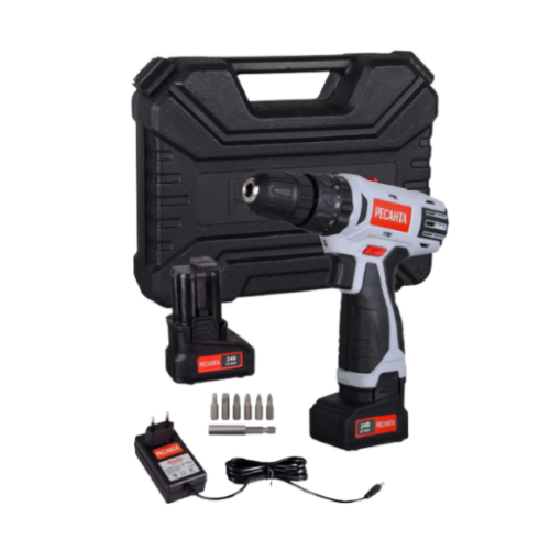 دريل فك وتركيب بالبطارية Resanta Cordless Drill A-24-2NK 24V