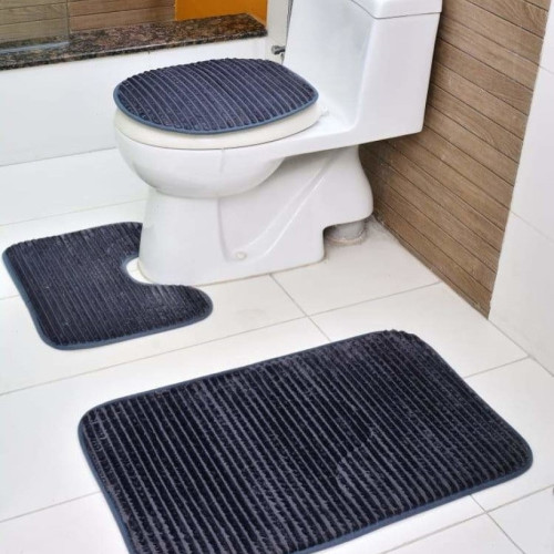 سيت دواسة حمام 3 قطع Bath Mat 3 Pcs Set