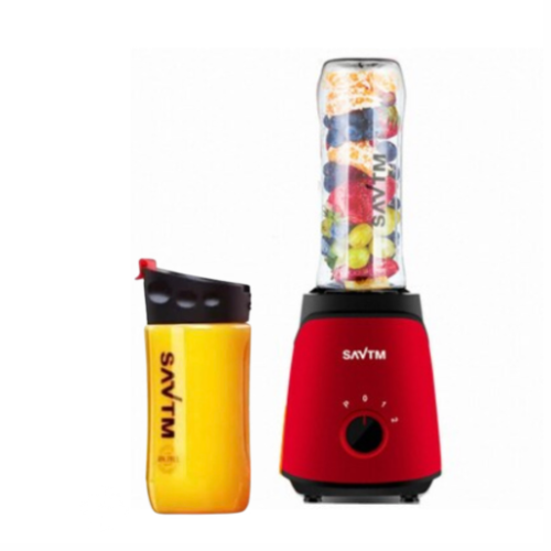 خلاط كهربائي صغير الحجم 500W Personal Smoothie Blender with 2 Portable Bottles