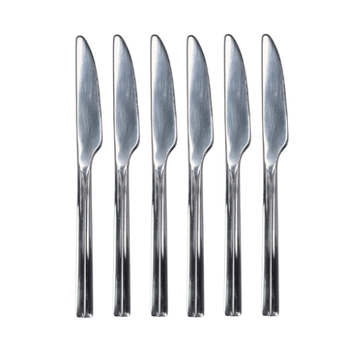 سيت سكين طاولة 6 قطع Stainless Steel Table Knife 6 Pcs Set