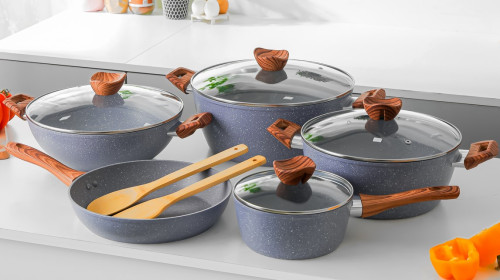طقم طهي 11 قطعة Piece Cooking Set 11