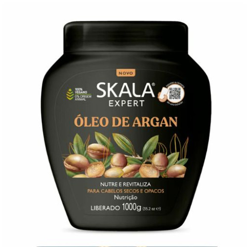 كريم معالج بزيت الأرغان للشعر الجاف والباهت Skala Argan Oil Treatment Cream