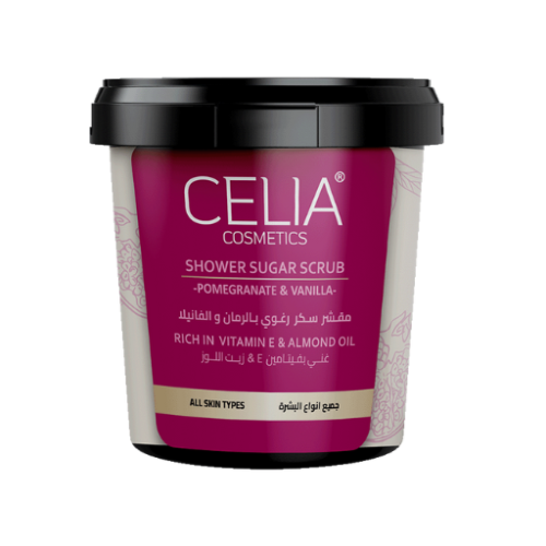 مقشر السكر الرغوي بالرمان والفانيلا Shower Sugar Scrub Pomegranate and Vanilla