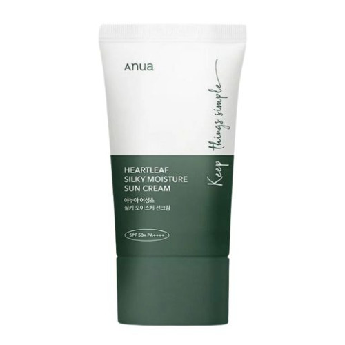 واقي شمس مرطب SPF50+بخلاصة الهارتليف 50 مل Heartleaf silky moisture SPF50+ sunscreen 50 ml