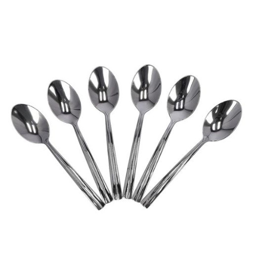 سيت 6 ملاعق موكا من الستانلس ستيل Stainless Steel Mokka Spoons 6 Pcs set