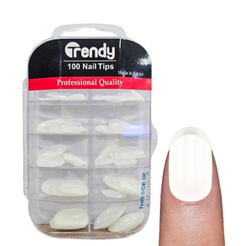 سيت أظافر اصطناعية 100 قطعة 100 Pcs False Nail Tips