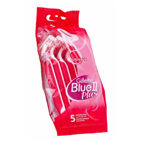 شفرات حلاقة نسائية – 5 قطع Blue II Plus Women’s Disposable Razors – 5 Count