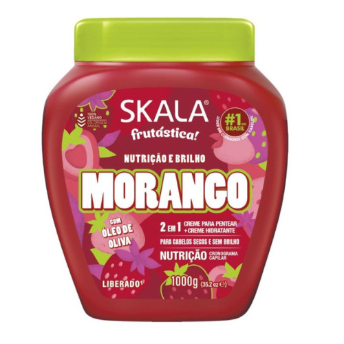كريم مورانجو لعلاج وترطيب الشعر المجعد Morango Hair Treatment Conditioning Cream