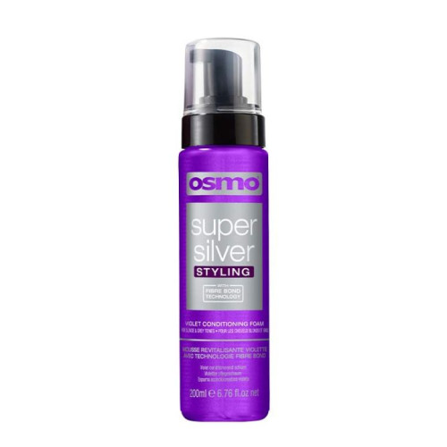 رغوة بلسم مخصص للشعر المصبوغ باللون الفضي Super Silver Violet Conditioning Foam – 200ml