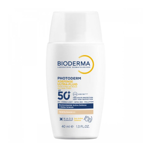 واقي شمس SPF50 + بتغطية خفيفة XDefense Ultra-Fluid  SPF50+ 40ml