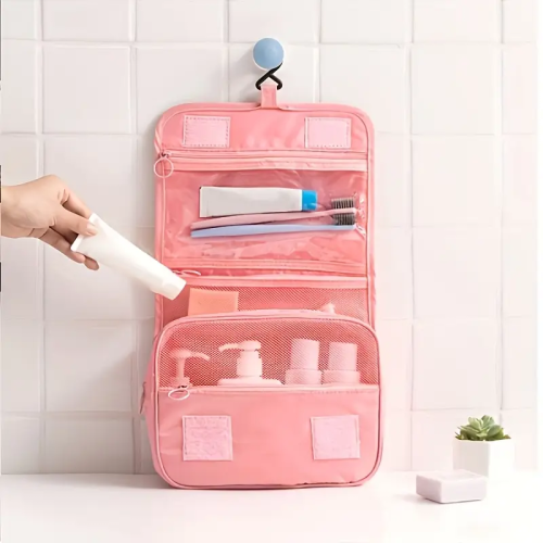 حقيبة تخزين للسفر Travel Toiletry Bag with Hanging Hook