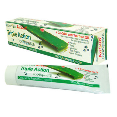 معجون أسنان ألو فيرا Aloe Vera Triple Action Toothpaste
