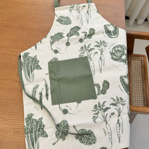 صدرية مطبخ مع جيب أمامي Apron with Front Pocket