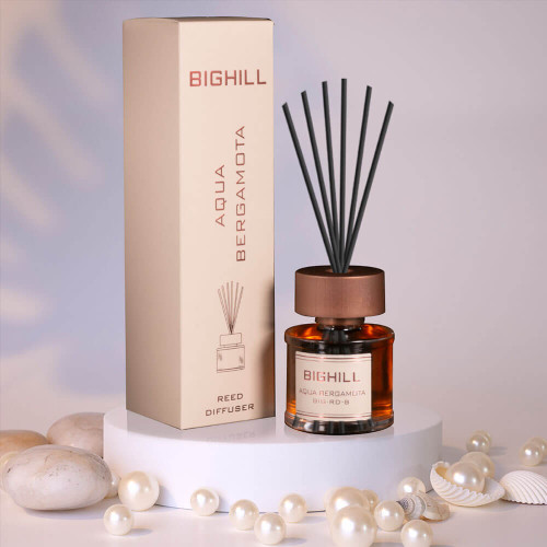 بيك هيل ر د 8 -120مل RD-8 AQUA BERGAMOTA REED DİFFUSER 120ML BIGHILL