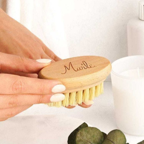 فرشاة تنظيف الأظافر من شعر الخيل الطبيعي Horsehair Nails Brush