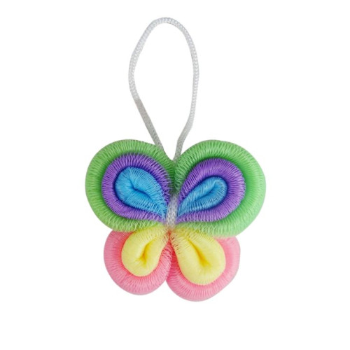ليفة استحمام  ناعمة متعددة الألوان Soft Multi-color Flower Mesh Shower Sponge Loofah