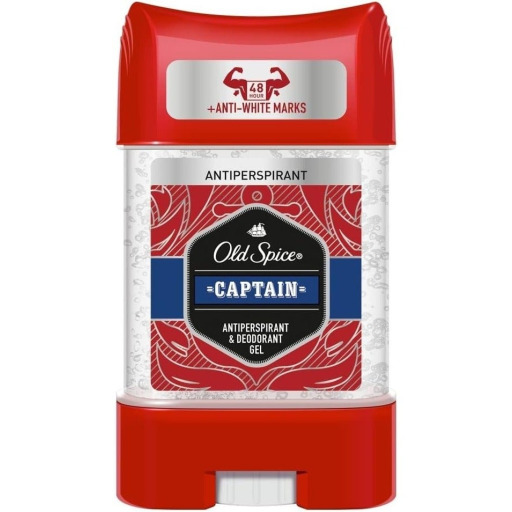 جل مزيل العرق كابتن الشفاف للرجال Antiperspirant & Deodorant Clear Gel Stick For Men