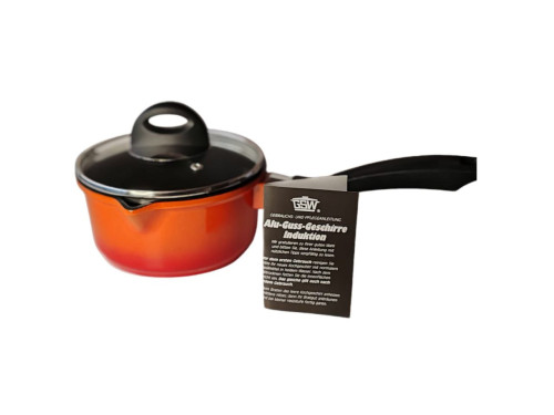 جدرية 16سم  Orange Aluguss Pot Orange Aluguss 16 cm