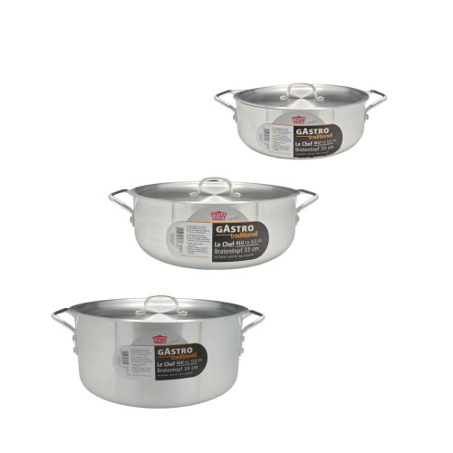 طقم طهي المنيوم  3 قطع Aluminum Pot Set - 3 piece