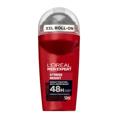 رول مزيل للعرق رجالي 48 ساعة Stress Resist 48H Men's Roll-On Deodorant