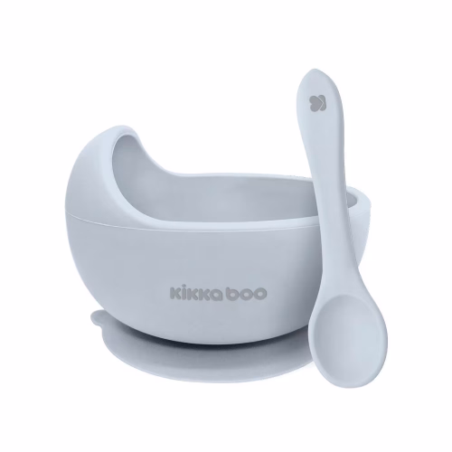 وعاء سيليكون مع ملعقة Silicone bowl with spoon