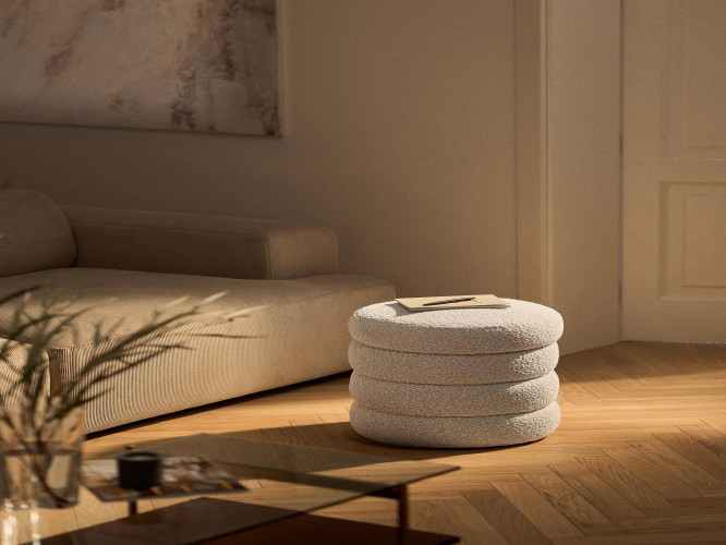 بوف تخزين دائري – Round Storage Pouf بوف تخزين دائري – Round Storage Pouf
