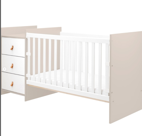 سرير أطفال من الخشب المضغوط مع خزانة ملابس إيلانا بيج chipboard baby cot & dresser