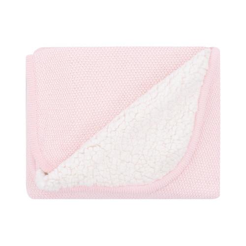 بطانية قطنية محبوكة 75*100 سم و قابلة للعكس Knitted cotton blanket 75*100 cm