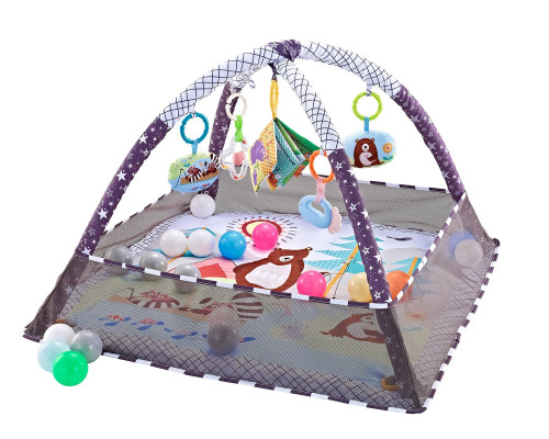 سجادة لعب تحتوي على 18 كرة Playmat with 18 balls