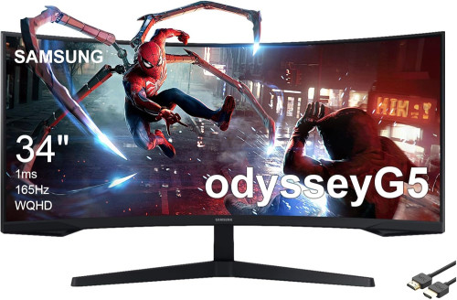 سامسونج Samsung Odyssey G5 C34g55twwp 34 34 inch