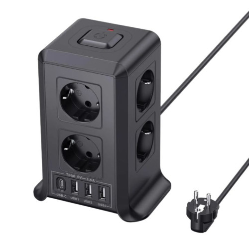 مقابس توصيل الطاقة 5 أمتار Power Plug Sockets 5 Meter