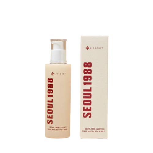 اسنس الحلزون والأرز المكثف SEOUL 1988 Essence : Snail Mucin 97% + Rice